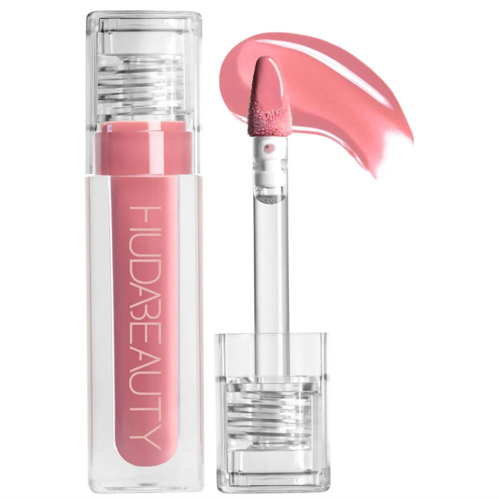 NIB Huda Beauty Faux Filler Extra Shine Lip Gloss in Sugar Baby